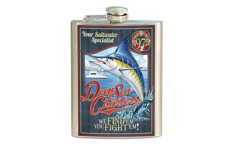 American Expedition Vintage Sign Flask - view 2